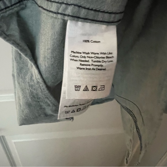 Eddie Bauer mens short sleeve casual button down shirt | size 2XL - Picture 8 of 11